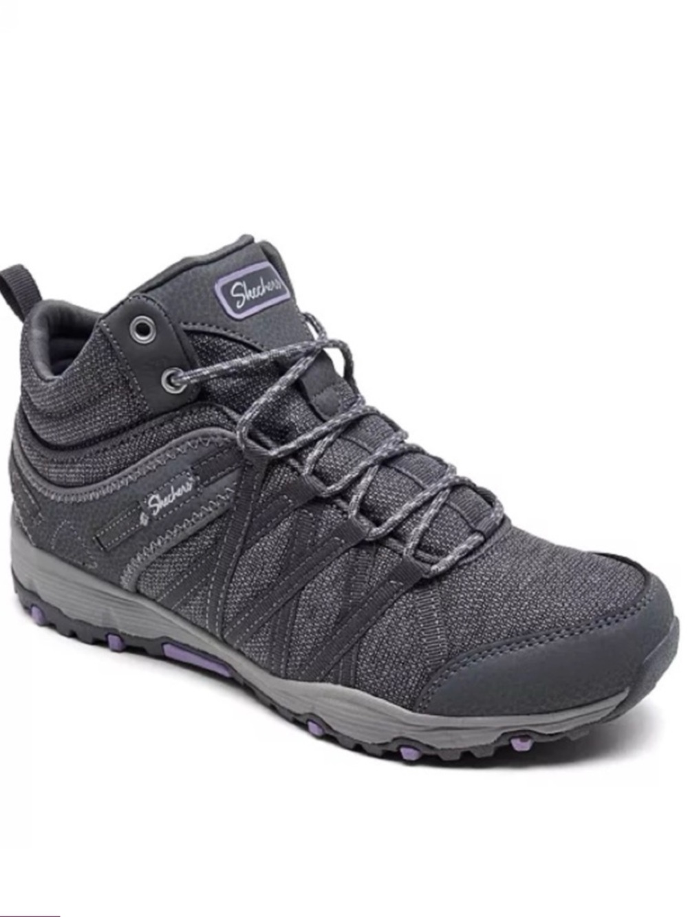SKECHERS CHARCOAL TRAIL HIKING OUTDOOR SHOES